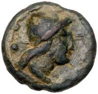 Roman Republic. c. 275-270 BC. Aes Grave Sextans 36 mm (49.54 g) - 2