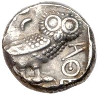 Arabia, Qataban. Felix. Silver Tetradrachm (16.93 g), late 4th-3rd Century BC - 2