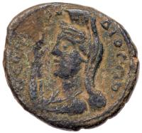 Diospolis (Lod). Julia Domna, AD 193-211. AE 23 (6.85 g) - 2