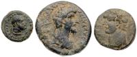 3-Piece Lot of ancient bronze coins, two of which are City Coins.