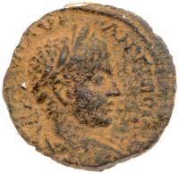 Neapolis in Samaria. Elagabalus. Ã 21 (7.14 g), AD 218-222