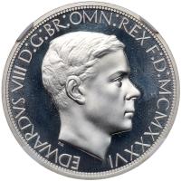 Great Britain. 1936-dated Edward VIII 'Crown' or Five Shillings NGC PF68 Ultra C