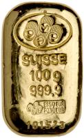 Switzerland. SUISSE 100G Gold Bar