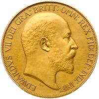Great Britain. Coronation Matte Proof Gold Set: 5 & 2 Pounds, Sovereign and Half Sovereign, 1902