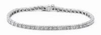 Ladies Vintage, Traditional, 18K White Gold and 2.25 Carats of Bright White Diamonds