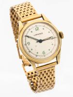 Men's 14K Yellow Gold, Vintage Longines Wristwatch and Link Bracelet Band