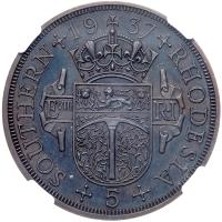Southern Rhodesia. 1937-dated Edward VIII Fantasy Crown - 2