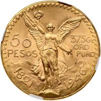 Mexico. 50 Pesos, 1946