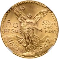 Mexico. 50 Pesos, 1947