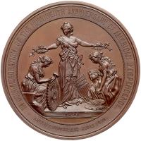 1876. United States Centennial Bronze Medal in Original Case of Issue - 2