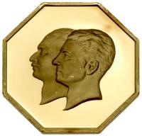 Iran. "Bank Melli 50th Anniversary" Gold Proof Medal, MS2535 (1976)