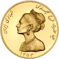Iran. Gold "Mother Day" Medal, SH1354 (1975)