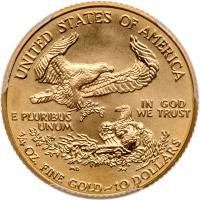 1998 $10 Gold Eagle Â¼ oz - 2