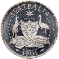 Australia. 1901-dated Victoria Fantasy Double Florin - 2