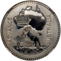 Australia. 1937 dated Edward VIII Fantasy Crown of Five Shillings