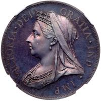 Cyprus. 1901-dated Victoria model 36 Piastres