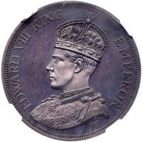 Cyprus. 1937-dated Edward VIII model 45 Piastres