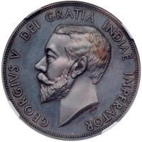 Great Britain. 1910-dated George V Fantasy 'Double Florin or Four Shillings'