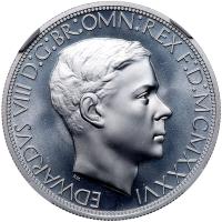 Great Britain. 1936-dated Edward VIII Fantasy Crown or Five Shillings
