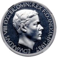 Great Britain. 1937-dated Edward VIII Fantasy Crown or Five Shillings