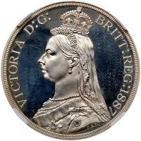 Ireland. 1887-dated Victoria Fantasy Pattern Crown - 2