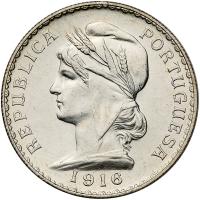 Portugal. 1 Escudo, 1916