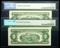 Pair of Gem Quality $2.00 Legal Tender Notes - 2