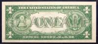 Hawaii 1935-A, $1 World War II Emergency Note - 2