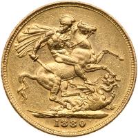 Australia. Sovereign, 1880-M - 2