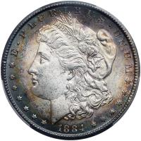 1884-CC Morgan $1