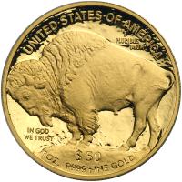 2013-W. $50.00 Buffalo Gold One Ounce .9999 Gem Proof - 2