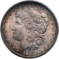 1885-CC Morgan $1 PCGS MS62