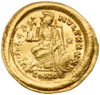 Theodosius II, AD 402-450. Gold Solidus (4.33g) - 2