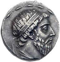 Parthian Kingdom. Mithradates I, c. 165-132 BC. Silver Tetradrachm (15.06 g)