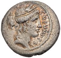 Roman Republic. Silver Denarius (3.43g), 56 BC