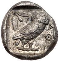 Attica, Athens. Silver Tetradrachm (16.91 g), ca. 454-404 BC - 2