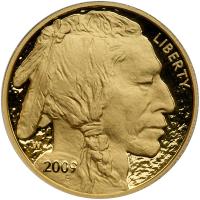 2009-W. $50.00 American Buffalo 1 ozt. .9999 Fine PCGS PR-70 DCAM