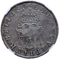 Great Britain. Crown, 1658 8 over 7 - 2