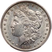 1892-CC Morgan $1