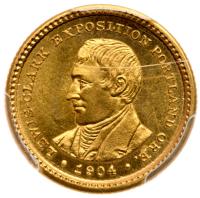 1904 Lewis & Clark Gold $1 PCGS MS64