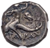 Tarentum/Taras. 280-240 BC Silver Didrachm (6.14g) - 2