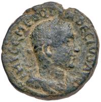 City Coins of Israel. Caesarea. Trajan Decius, AD 249-251. AE 27 mm