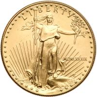 1989 $50 1 oz American Gold Eagle