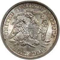 1869-S Liberty Seated 50C - 2