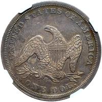 1847 Liberty Seated $1 NGC MS61 - 2