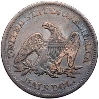 1863 Liberty Seated 50C - 2