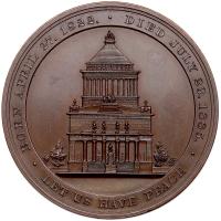 April 27, 1892 Bronze 57 mm Medal. Father . Saviour. Defender - 2