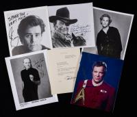 Clark McClelland's Collection of Signed Photos by a Few of His Favorite Actors: John Wayne, W. Shatner, M. McConaughey, G. Carli