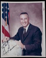 Gus Grissom: Superior Signed Color Photo, Business Suit Pose, Red Serial Number, A Kodak Paper