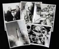 Mercury-Atlas 6: John Glenn's Historic Orbital Flight, Scott Carpenter Backup 141 Vintage Original, B&W, Silver Gelatin Photos